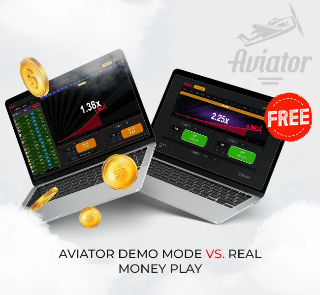 Aviator Demo Mode vs. Real Money Play